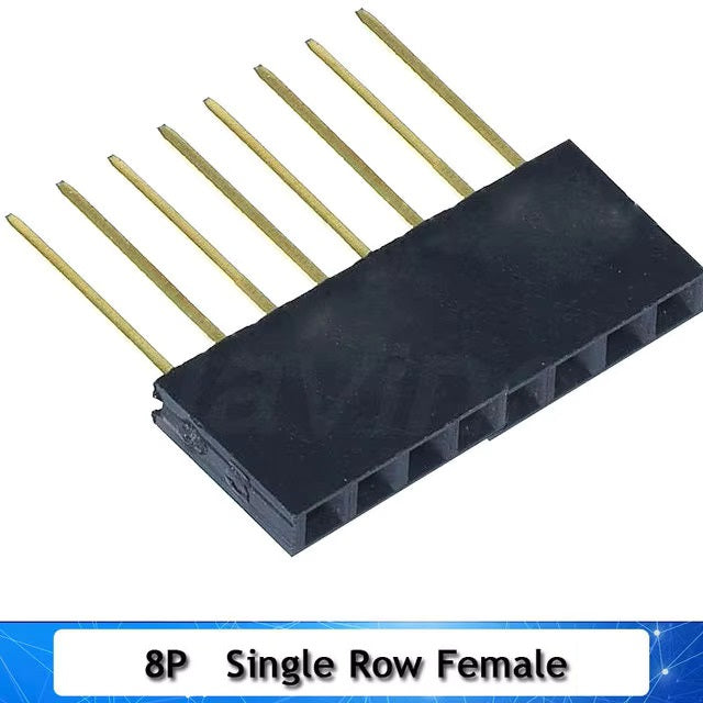 Female Berg Strip 2.54mm Straight Header Pin