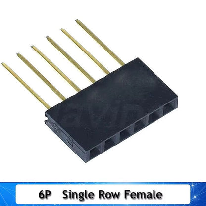 Female Berg Strip 2.54mm Straight Header Pin