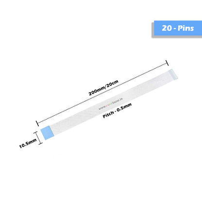[Type-B] 0.5mm-Pitch FPC Reverse Ribbon Flexible Flat Cable
