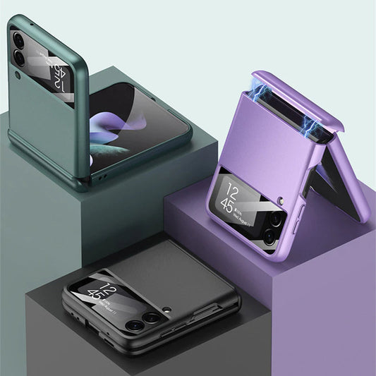 Galaxy Z Flip Series Magnetic Bumper Protection Case