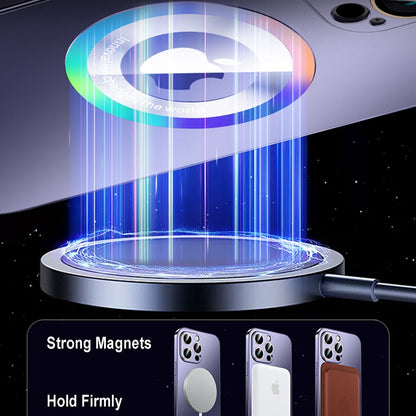 iPhone 14 Series Colorful Logo Magnetic Protective Case