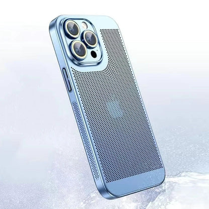 iPhone 14 Series Titanium Mesh Protective Lens Case