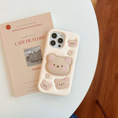 Cozy Bear Embrace Phone Gripper Case