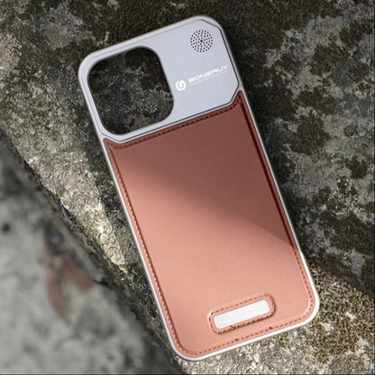 iPhone 14 Series Aero Flex Premium Metallic Leather Case