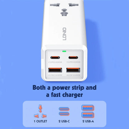 LDNIO RapidCharge Pro 65W Desktop Charging Station