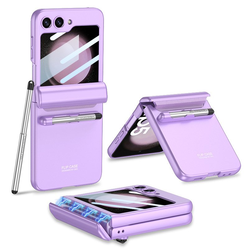 Flip Flex Magnetic Hinge Pen Slot Case - Samsung