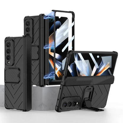 Fold Clip Magnetic Hinge Kickstand Case - Samsung