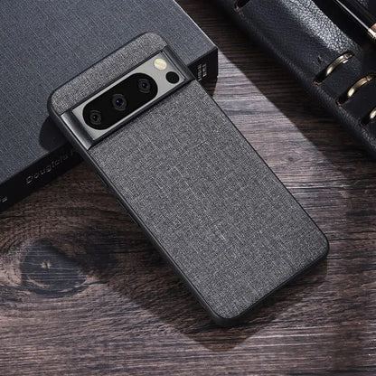 Pixel 7 Series Business Weave Fabric Pattern Case