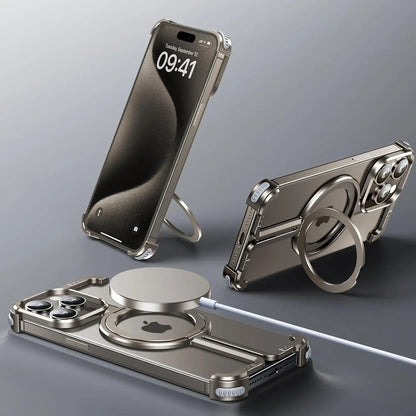 Pivot Guard Magnetic Ring Stand Case - iPhone