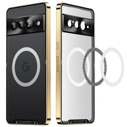 Pixel 8 Series Luxe Guard Ultra Thin Metal Frame Case