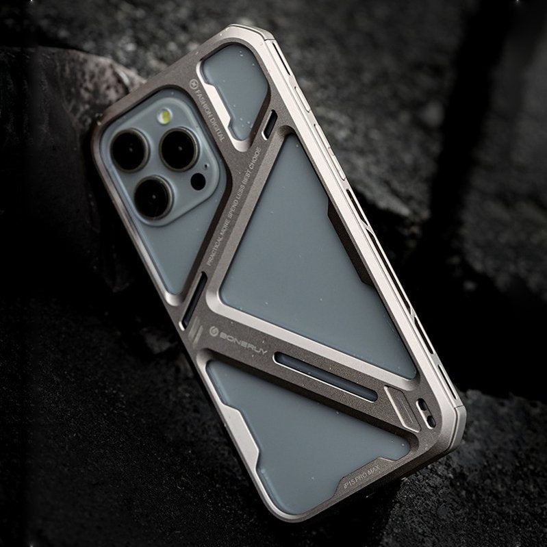 Titanium Alloy Armor Frame Case - iPhone