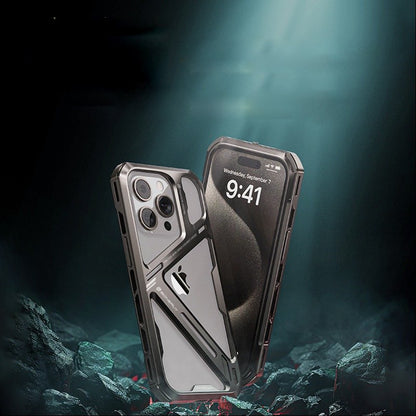 Titanium Alloy Armor Frame Case - iPhone