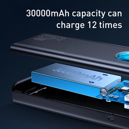 Amblight 30000mAh 65W Digital Display Power Bank