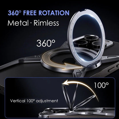 Titanium Frameless Cooling Bracket Case - iPhone