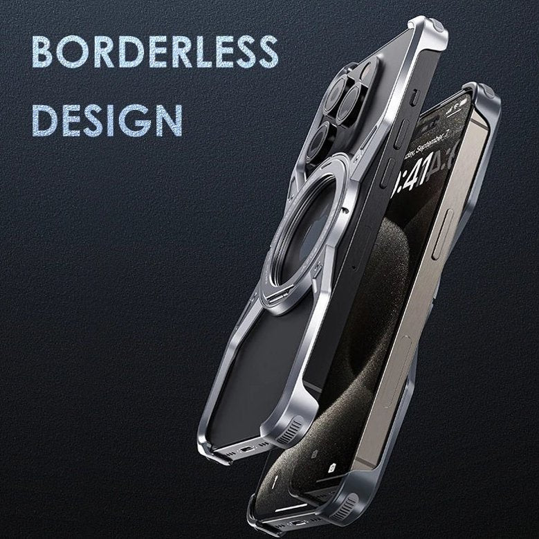 Titanium Frameless Cooling Bracket Case - iPhone