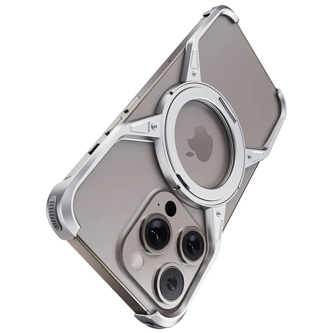 Titanium Frameless Cooling Bracket Case - iPhone