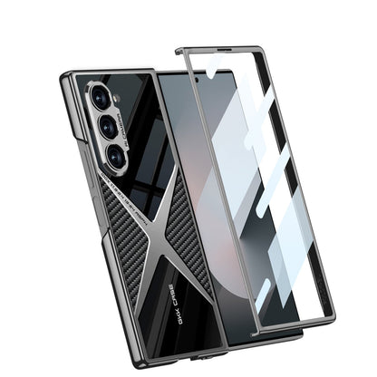 Galaxy Z Fold Series Polished Guard Business Leather Case