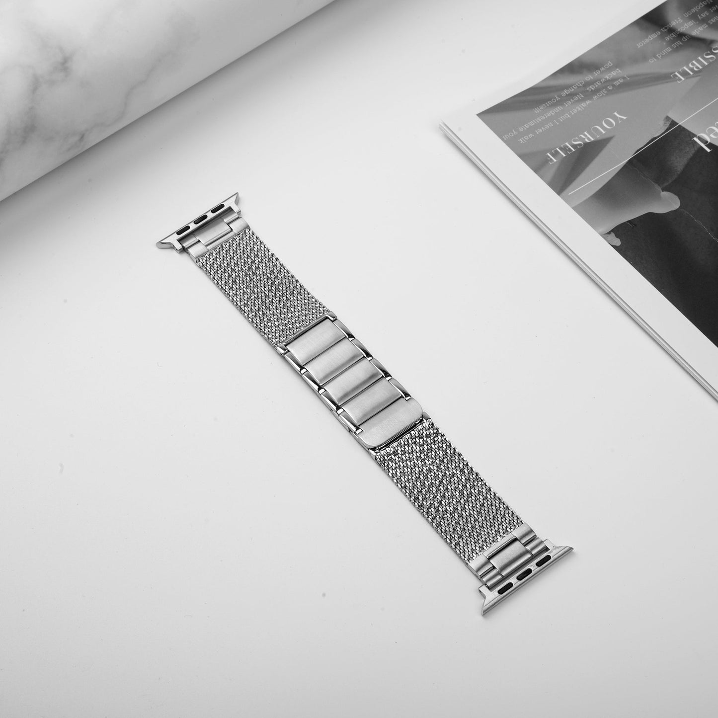 Premium Hybrid Mesh Link Strap for Apple Watch