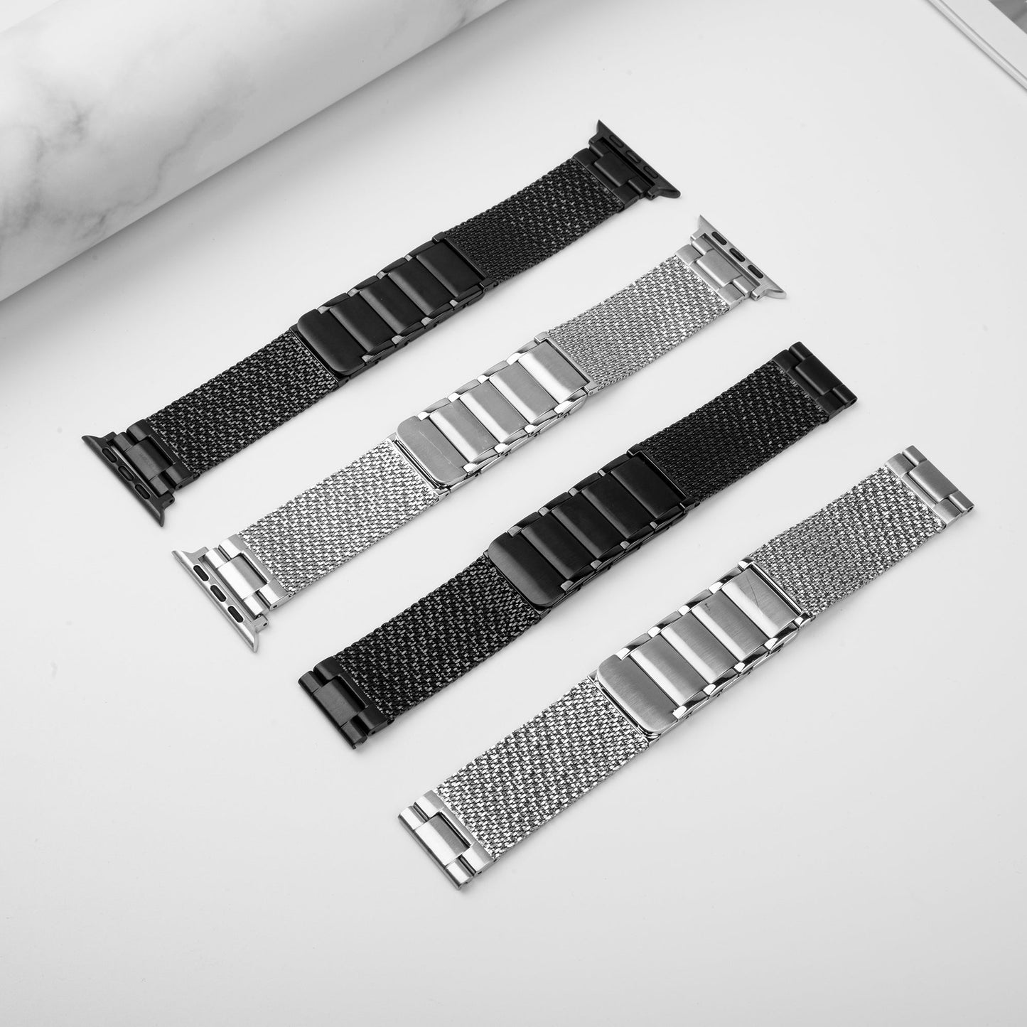 Premium Hybrid Mesh Link Strap for Apple Watch