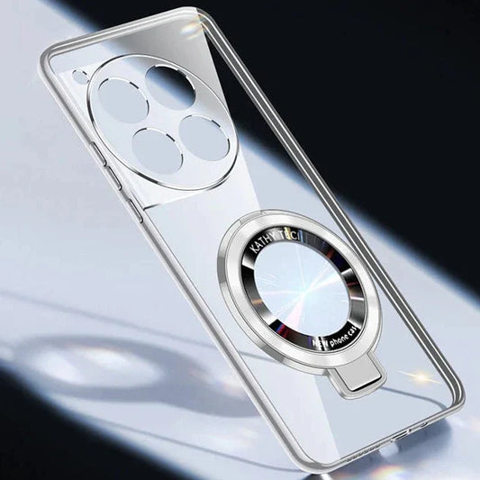 Transparent Electroplated Rotating Stand Case - OnePlus