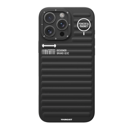 YOUNGKIT Ribbed Luggage Inspired Armor Case - iPhone