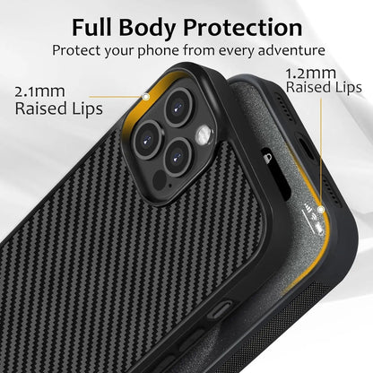 Fragmented Confetti Carbon Fiber Case - iPhone