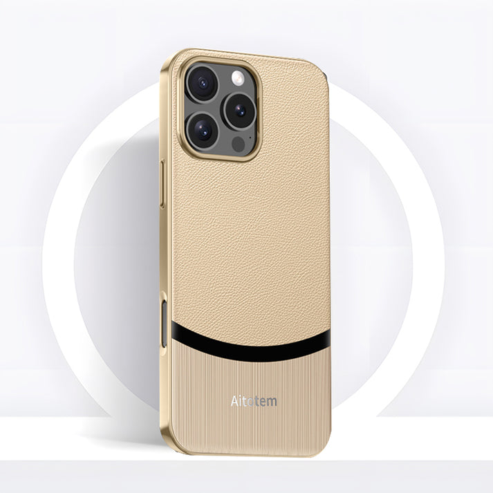 High-End Fine Grain Leather Case - iPhone