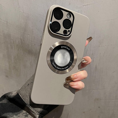Matte Lens Film Shockproof Magsafe Case - iPhone