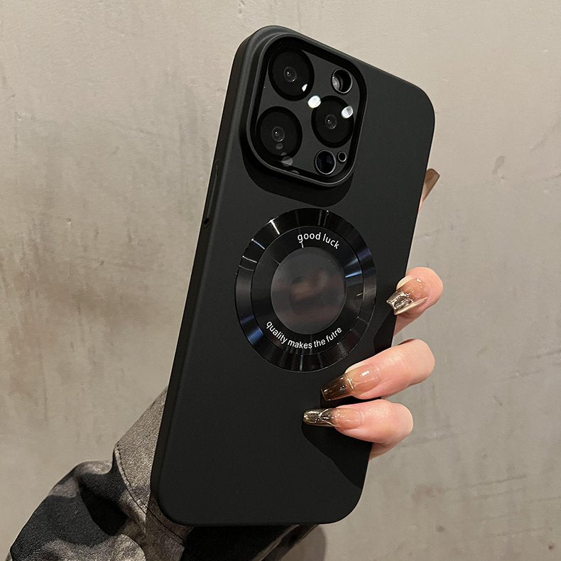 Matte Lens Film Shockproof Magsafe Case - iPhone