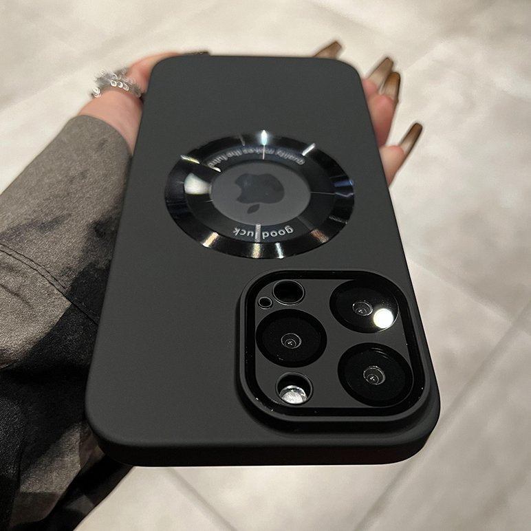 Matte Lens Film Shockproof Magsafe Case - iPhone