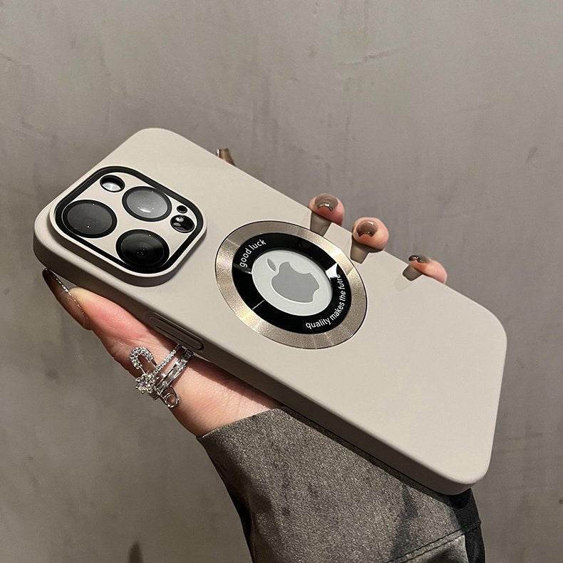 Matte Lens Film Shockproof Magsafe Case - iPhone