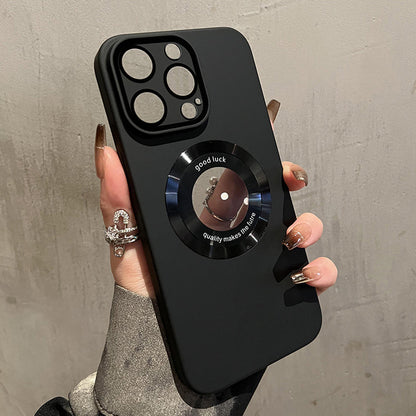 Matte Lens Film Shockproof Magsafe Case - iPhone