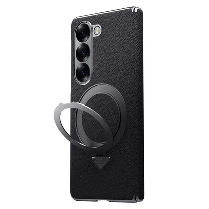 Galaxy Z Fold Series Infinity Luxe Leather Kickstand Case