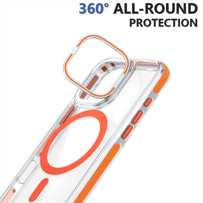 iPhone 16 Series Crystal Magsafe Lens Bracket Case