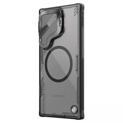Galaxy S25 Ultra Nillkin Iceblade Magnetic Camera Hollow Stand Case