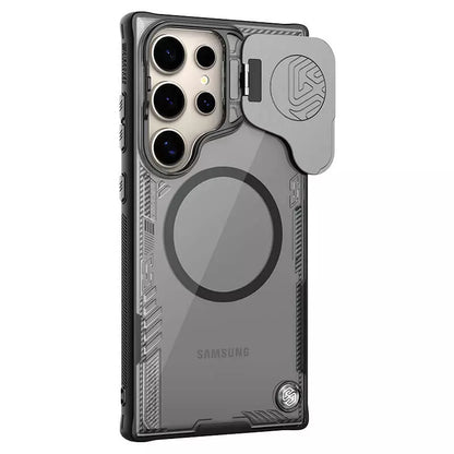 Galaxy S25 Ultra Nillkin Iceblade Magnetic Camera Hollow Stand Case