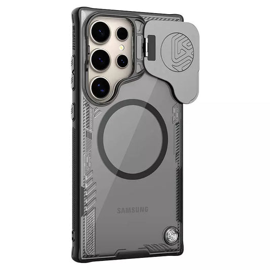 Galaxy S25 Ultra Nillkin Iceblade Magnetic Camera Hollow Stand Case