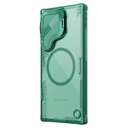 Galaxy S25 Ultra Nillkin Iceblade Magnetic Camera Hollow Stand Case