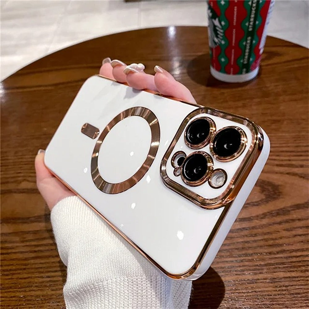 Elegant MagRing Glossy Case - iPhone