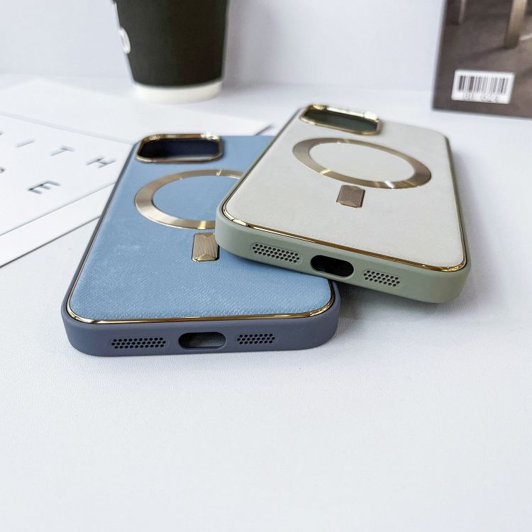 Lavish Denim Textured Bling MagSafe Case - iPhone