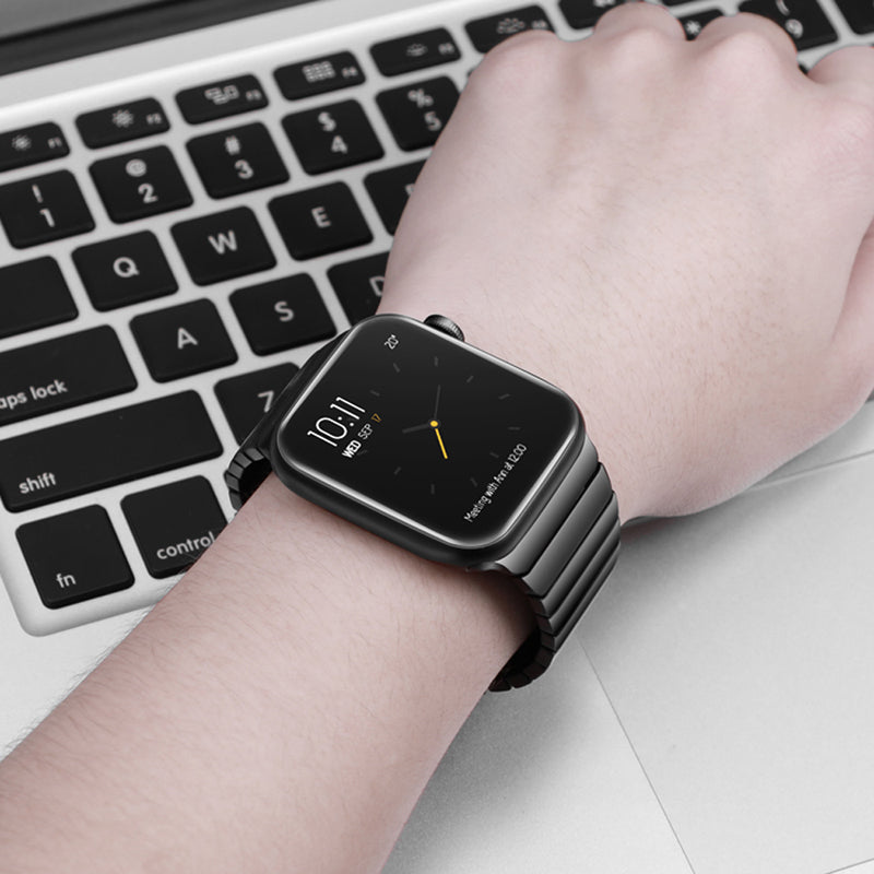 Sleek High-End Steel Strap for iWatch
