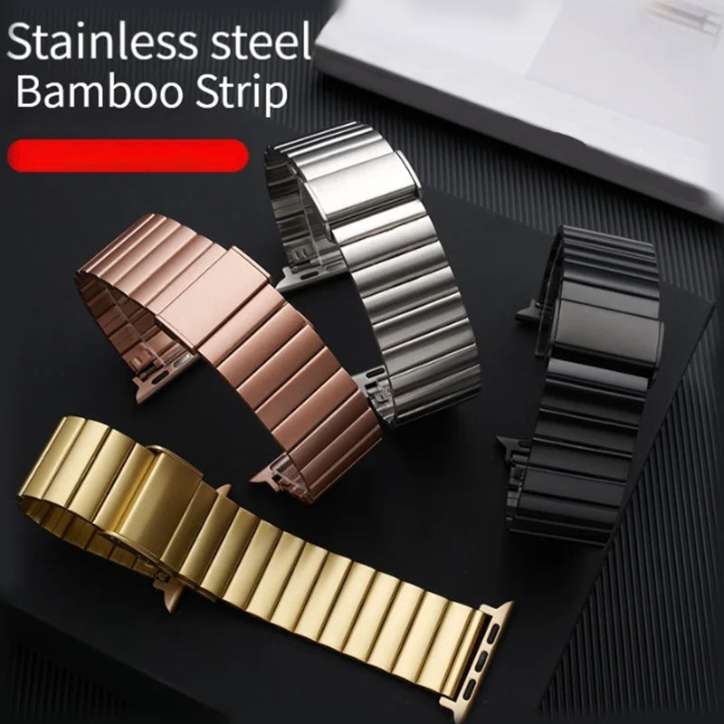 Sleek High-End Steel Strap for iWatch