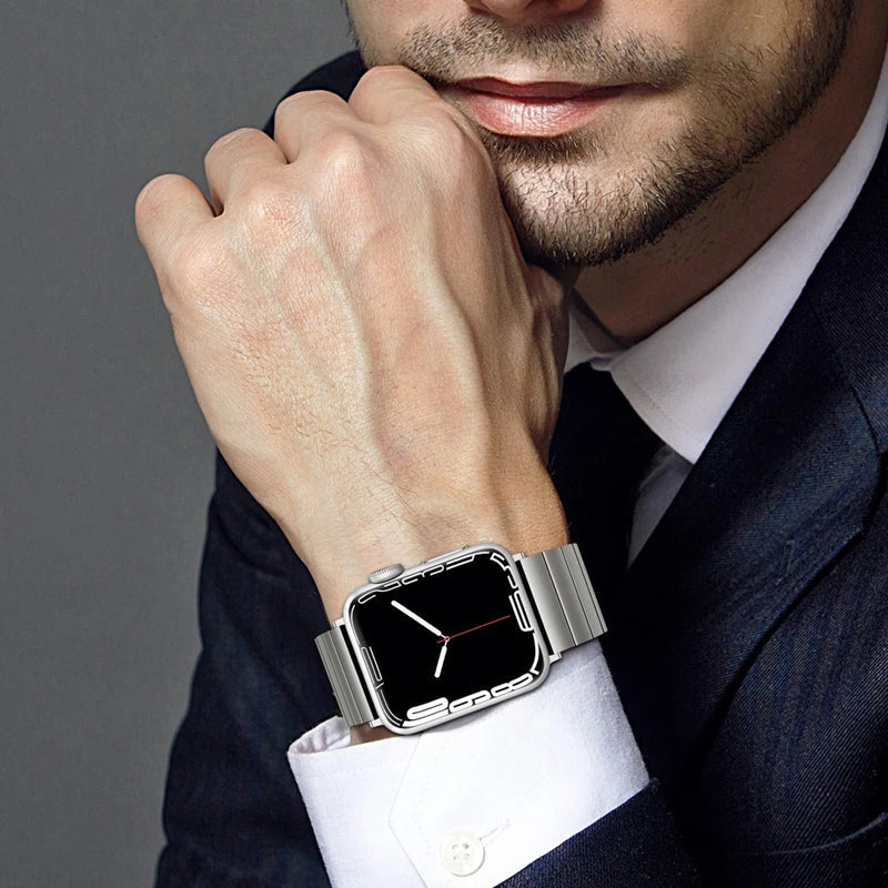 Sleek High-End Steel Strap for iWatch