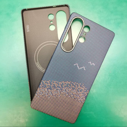 Galaxy S25 Ultra Sunset Horizon Geometric Case