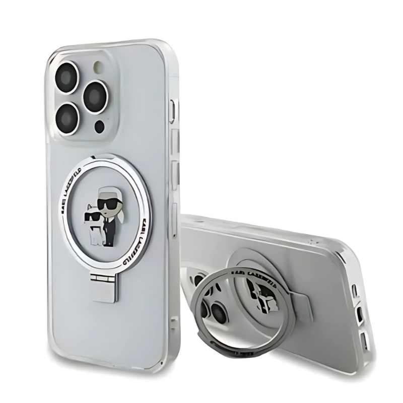Sleek Matte Iconic Ring Bracket Case - iPhone