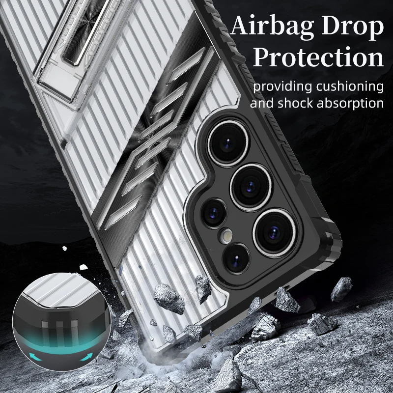 Flex Shield Anti Slip Kickstand Case - Samsung