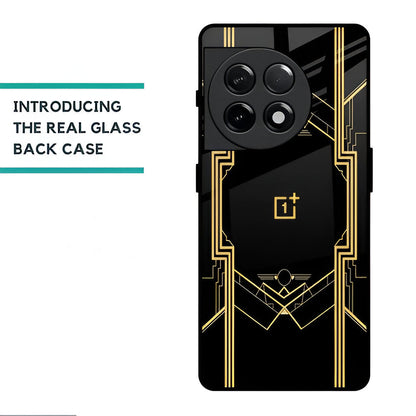 Golden Nexus Glass Case - OnePlus