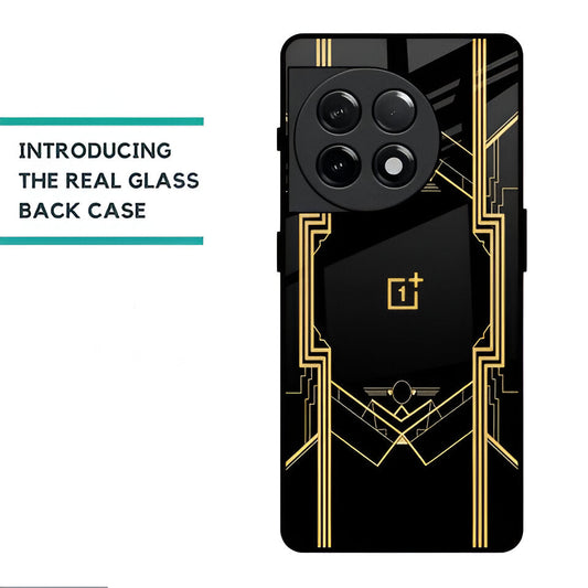 Golden Nexus Glass Case - OnePlus