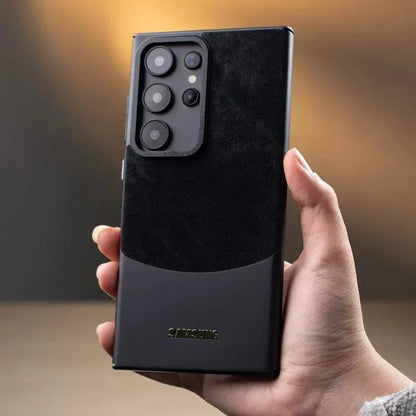 Suede Leather Touch Dual Tone Case - Samsung