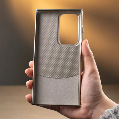 Suede Leather Touch Dual Tone Case - Samsung
